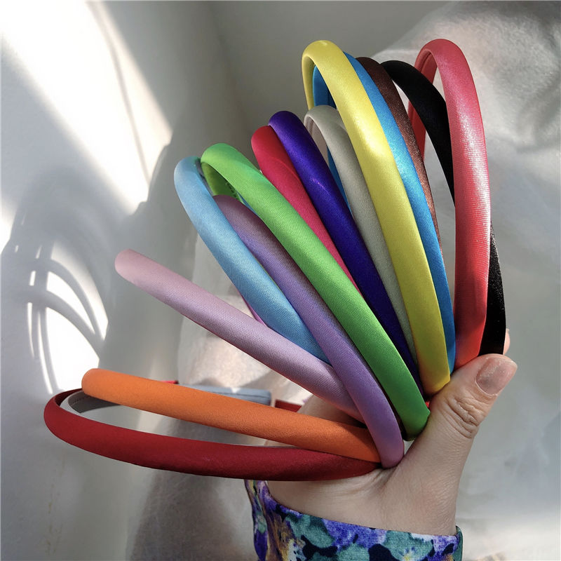 Korean version net red hair band fine candy color hairpin student lovely Sen female Department headband ins hair ornament headdress girl