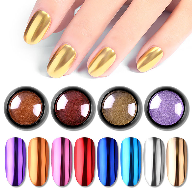 Manicure magic mirror powder manicure mirror mirror nail polish ornaments, manicure water ripples