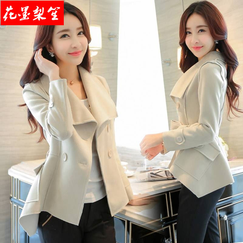 Windbreaker Jacket Women's short 2020 spring and autumn new style slim and versatile