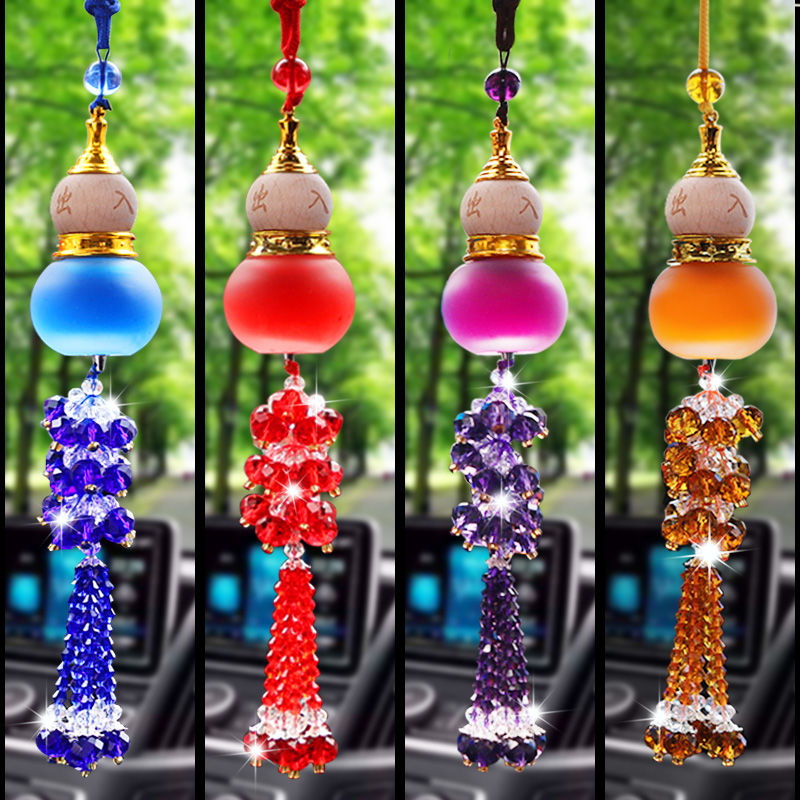 Car perfume pendants, car fragrance products, exclusive smell, gourd, pendant, interior decoration, rear view mirror hanging.