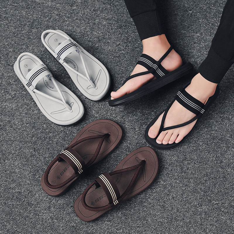 Men's slippers men's summer outdoor fashion sandals 2020 new trend outdoor wear antiskid Beach Flip Flops