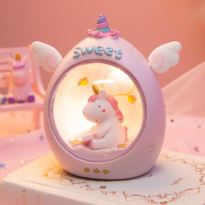 Creative gift for students birthday gift girl boy friend graduation best friend longmao cartoon Nightlight practical