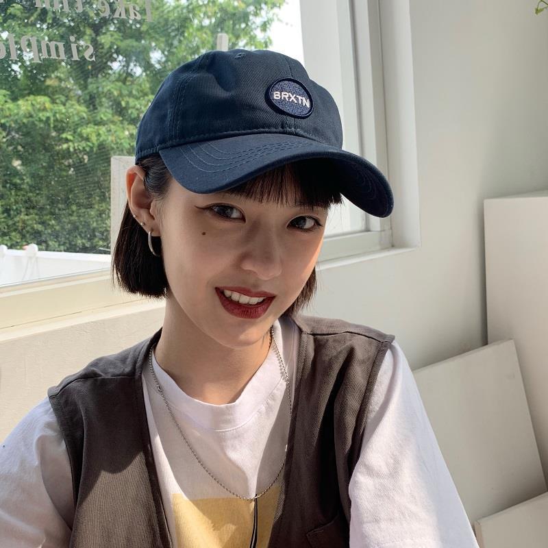 Ins letter cap Japanese net red soft top baseball cap fashion Korean casual sun visor female hat