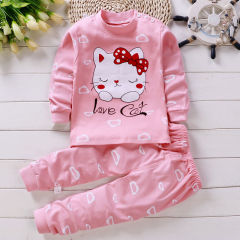 Children's underwear set pure cotton baby autumn clothes and trousers 0-8 years old boys and Girls Pajamas baby clothes spring and autumn clothes