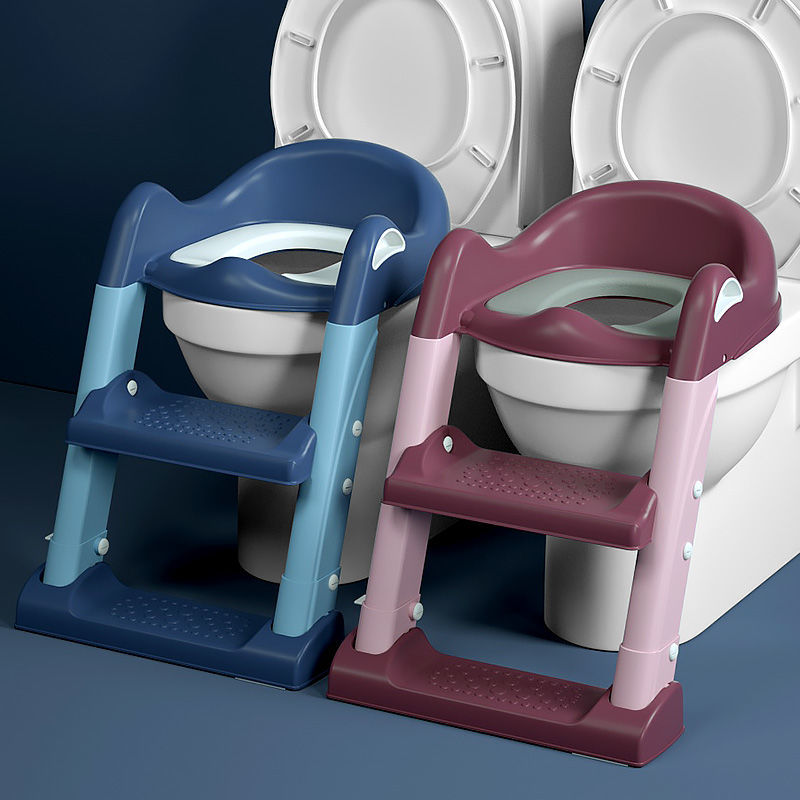 Children's toilet, toilet, stair type, boys and girls, baby ladder folding frame, ring cushion, children's toilet, household toilet, toilet, and toilet