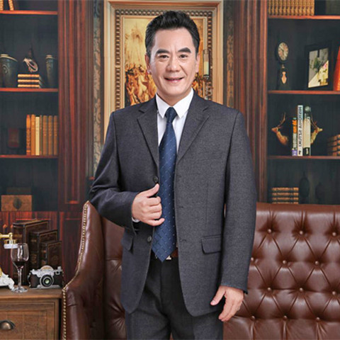 Middle aged and old men's suit father's suit loose middle aged father's casual suit men's banquet wedding dress large size