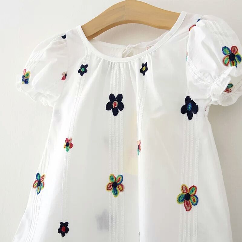 Children's wear children's T-shirt girls short sleeve T-shirt summer top baby shirt pure cotton