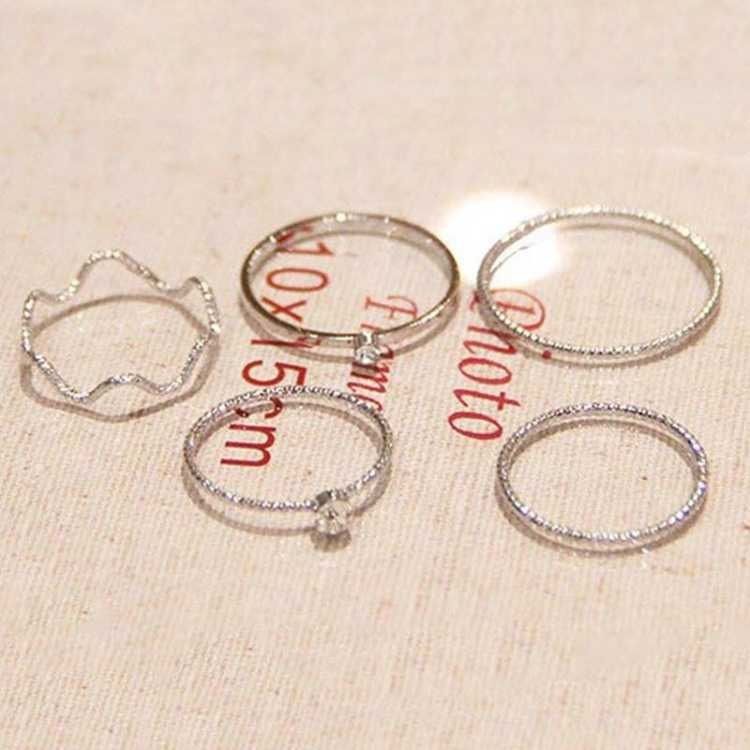 New set ring female Korean student end ring lovers simple personality girlfriends Ring Jewelry index finger pair ring