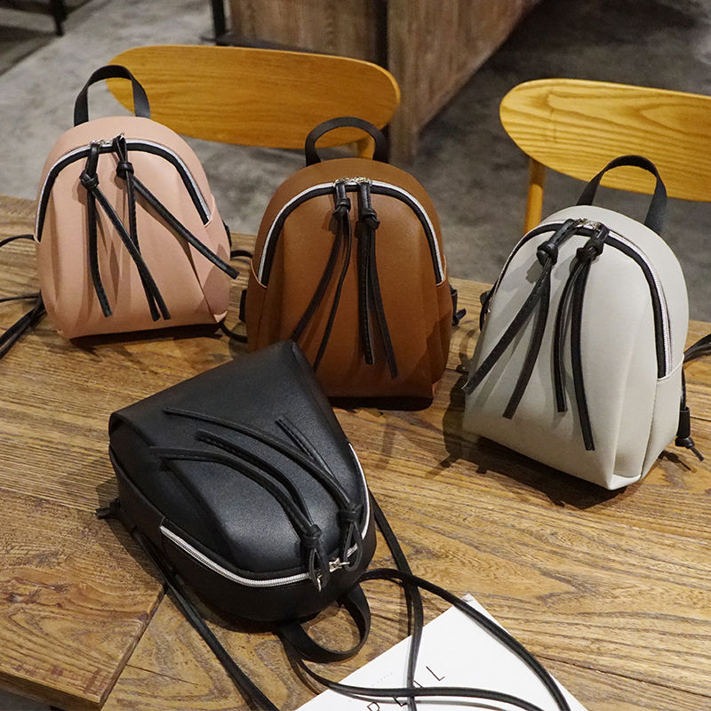 Spring / summer 2020 New Single Shoulder Messenger Bag portable double pull tassel schoolgirl backpack female Mini Backpack