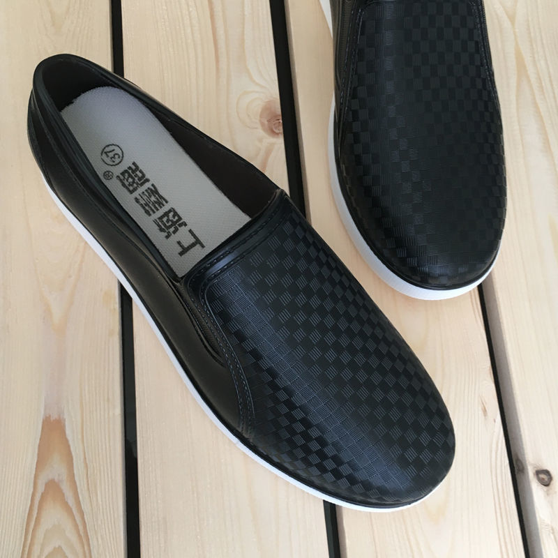Antiskid spring autumn rain shoes women's fashionable low top water boots short tube kitchen odor proof water shoes shallow mouth work shoes rubber shoes cover