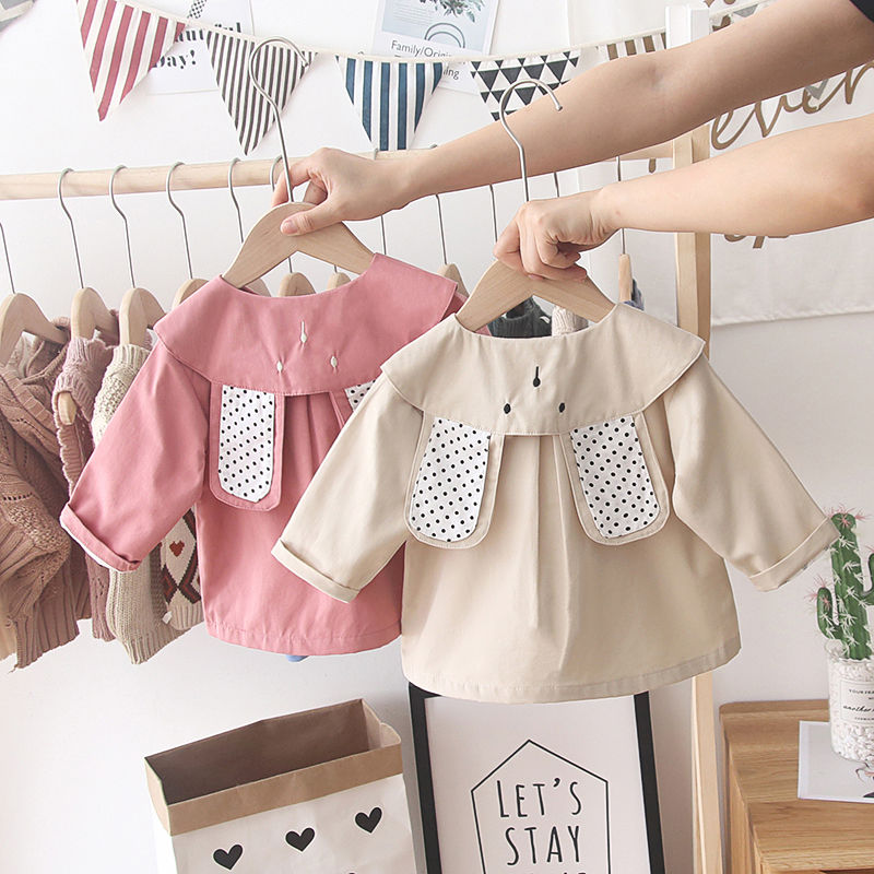 Children's wear 2020 spring and Autumn New Korean version of baby girl's cotton windbreaker