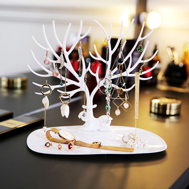 [damage compensation] antler tree shaped earrings jewelry display rack earring frame bracelet jewelry storage rack
