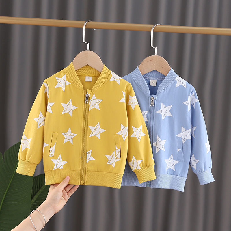Boys' spring and autumn coat 2020 new children's autumn coat baby jacket children's baseball uniform fashion windbreaker