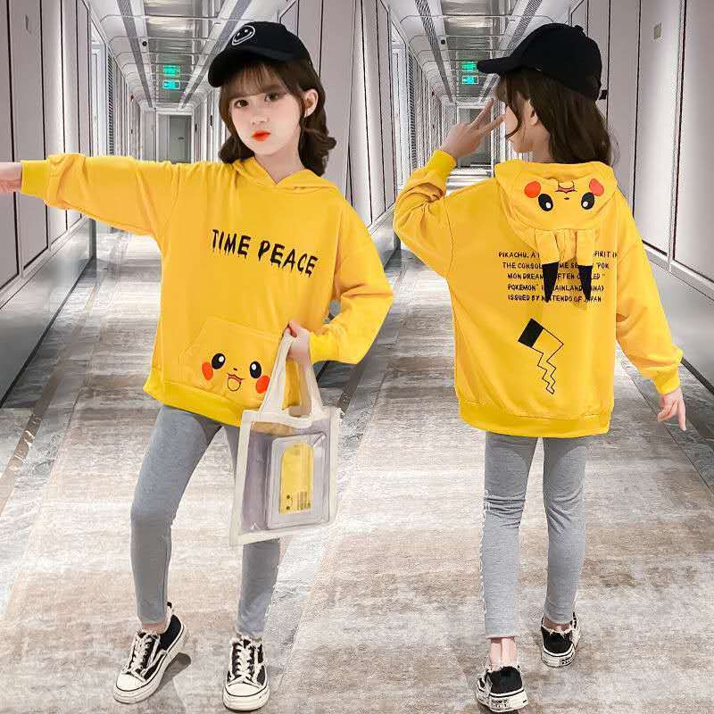 Girls' spring suit children's clothes children's autumn long sleeve sweater