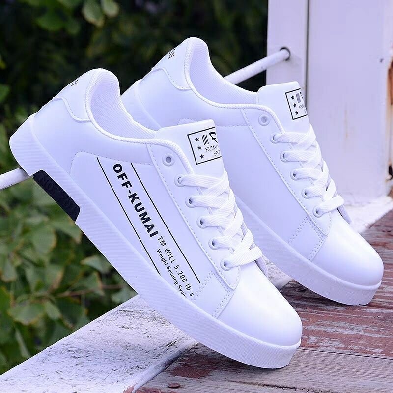 Autumn men's shoes breathable deodorant casual sports shoes white men's board shoes students Korean fashion small white shoes men