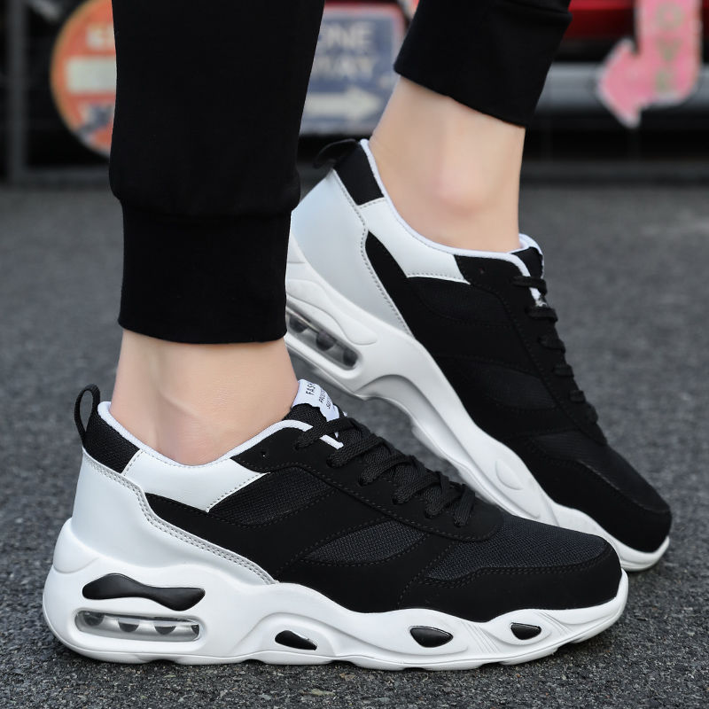 Autumn men's shoes Korean fashion sports casual board shoes versatile breathable men's students running fashion shoes mesh mesh shoes