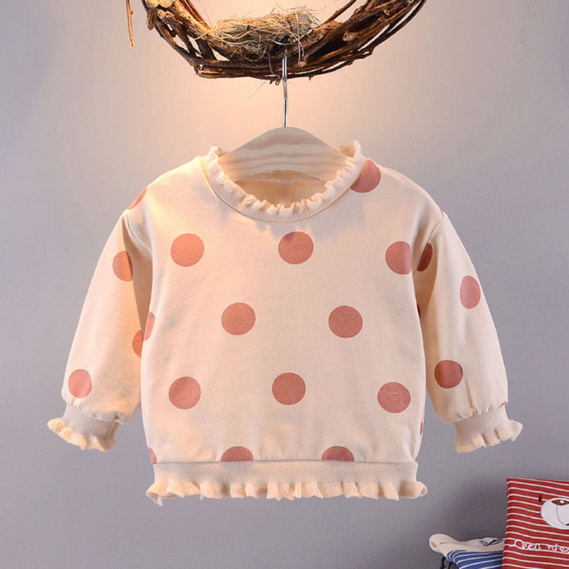 Girls' winter coat Plush coat children's sweater thickened 2019 new foreign style Korean children's top nvbao autumn wear