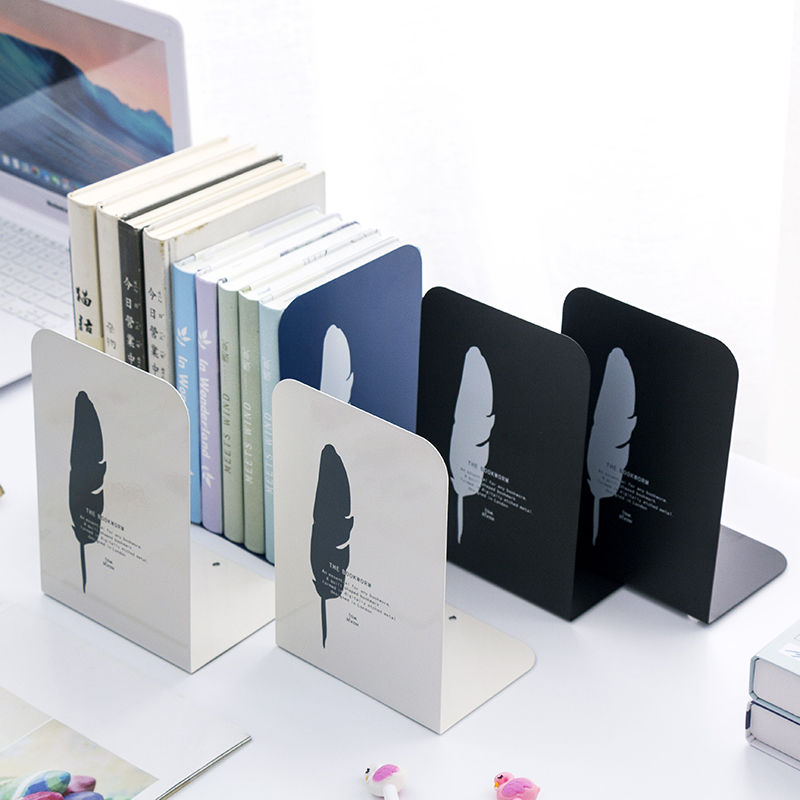 Desk book stand stand stand Book baffle book folder Book rely on book stand simple stand bookshelf storage rack simple student creativity on desk