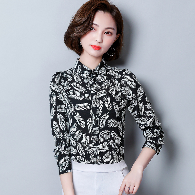 Shirt women's floral print fashion women's wear