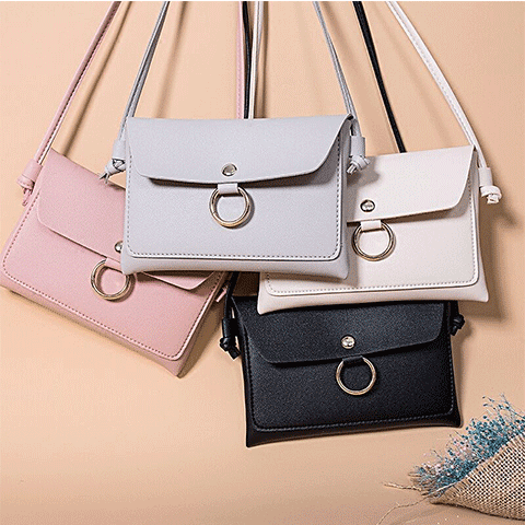 [you have large and small] 2020 new mini bag Korean version of small round square bag lovely student messenger bag female