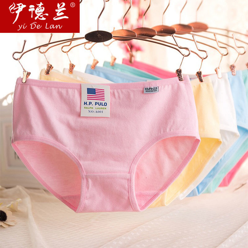10 pack modal pure cotton women's underpants comfortable, breathable and sexy lace women's briefs mid low waist
