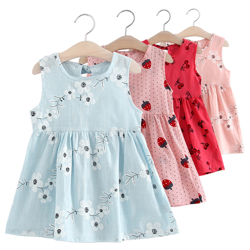 Girls' dress summer baby skirt children's vest skirt children's princess skirt girl
