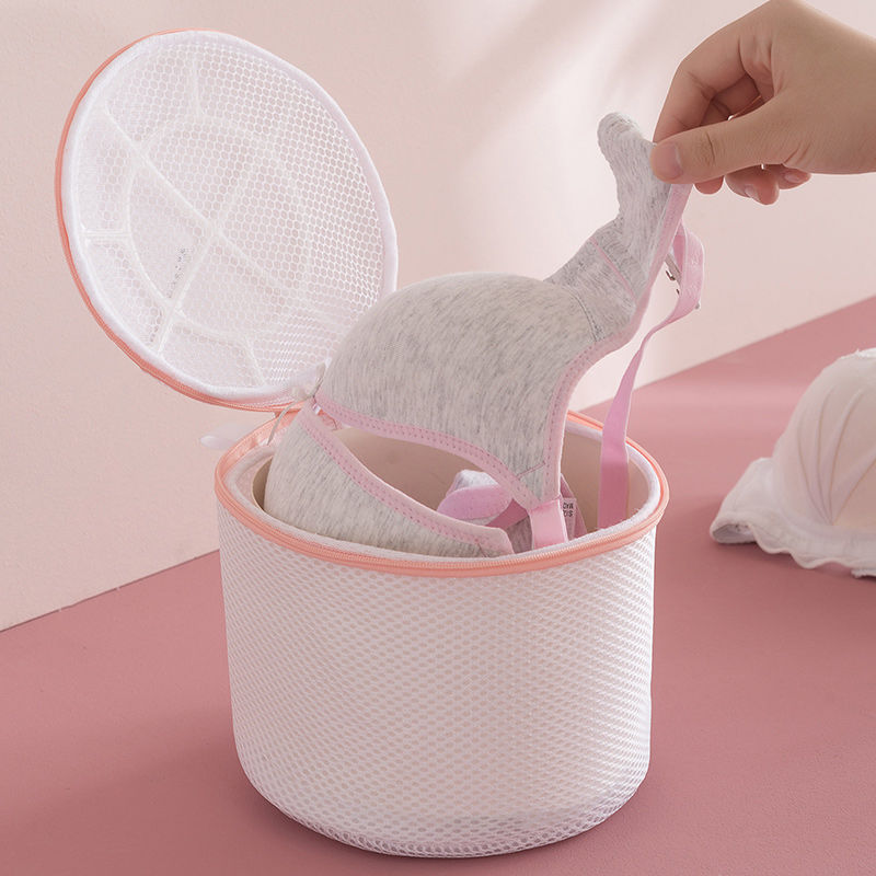 Special washing bag for machine washing cartoon printing bra bag protective washing bag fine mesh washing machine washing underwear bra cleaning net