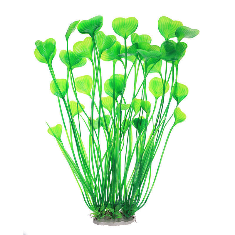Fish tank decoration, simulated aquatic plants, aquarium landscaping, fake aquatic plants, plastic flowers and plants, large and small ornaments, lazy package