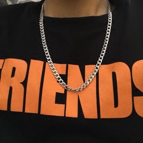 Net red Trinket hip hop Necklace male birthday gift female ins pendant not fade
