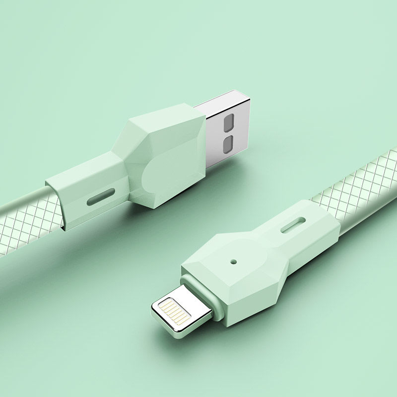 [with light] Apple charging cable iPhone 5S / 6 / 7p / 11 / X mobile phone charger cable fast charging data line