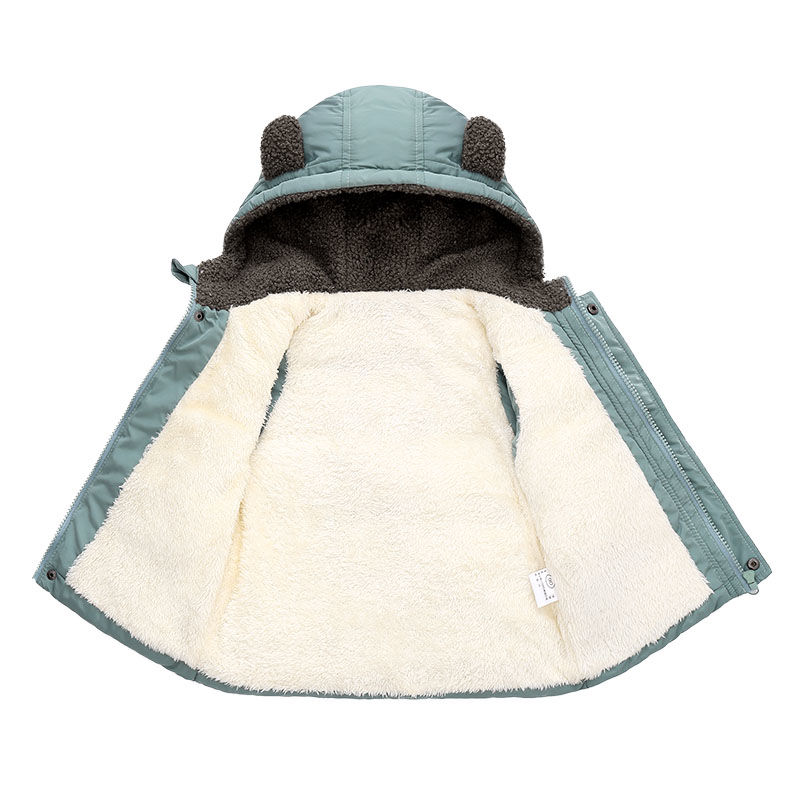 Children's down cotton vest thickened down autumn and winter girls and boys 2020 new Hoodie baby vest fashion boy