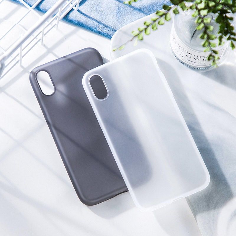 Ultra thin Apple x mobile phone case transparent frosted 8plus simple iPhone XR 6 / 7 couples xsmax package