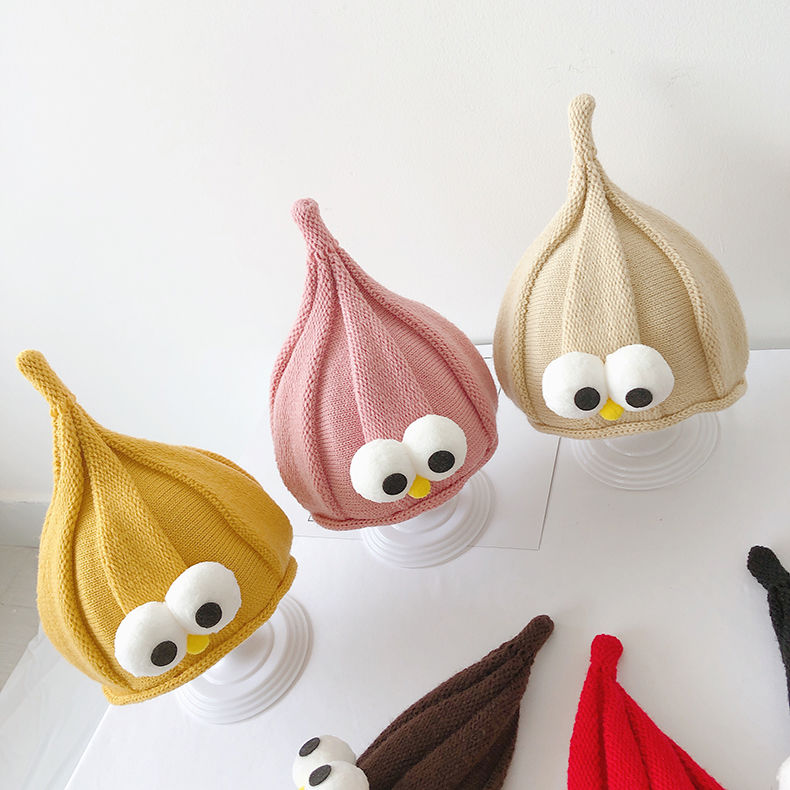 Baby Hat autumn winter baby Pullover cap children's hat Korean boys and girls wool hat knitted hat pointed hat trend