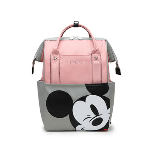 Lotte Mickey mummy bag 2019 new fashion go out multi functional large capacity double shoulder mother bag mother baby bag