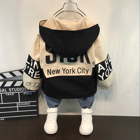 Children's wear boys autumn jacket 2020 new style baby coat fashion children's cotton jacket fashion in autumn and winter