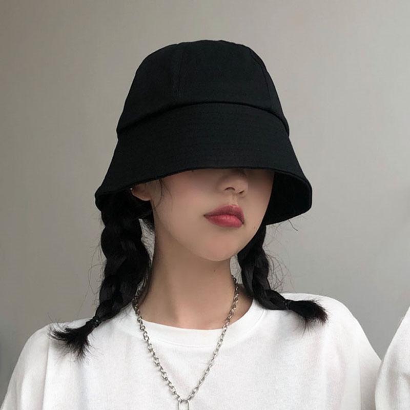 Fisherman's Hat Women's summer series art thin Bucket Hat Korean fashion sunscreen UV sunshade hat versatile cover face