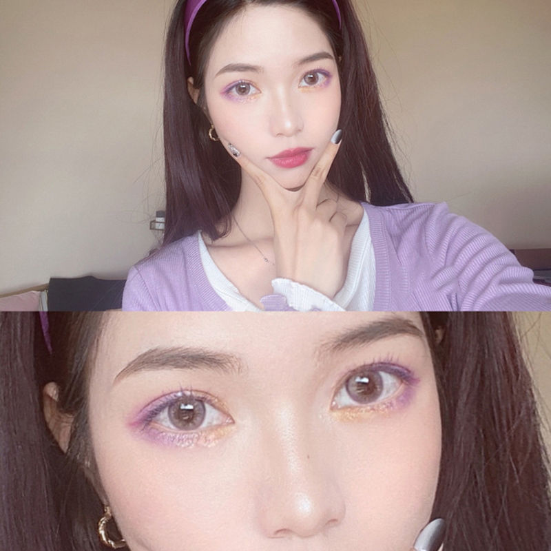 Li Jiaqi recommends color mascara, purple waterproof fiber, long curly, no fainting, encrypt and elongated blue women.