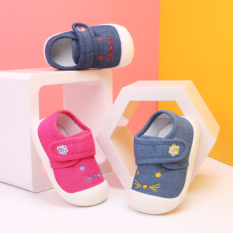Super Soft Sole Baby walking shoes spring and autumn baby shoes soft sole antiskid cloth shoes boys and girls breathable single shoes 0-2