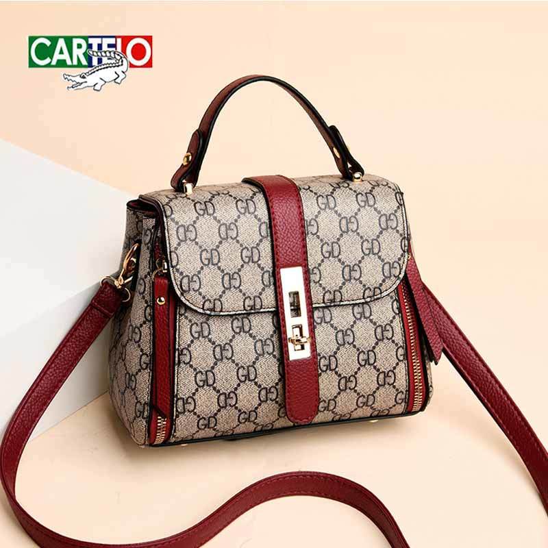 Cartiler crocodile bag women 2020 new versatile women's handbag fashion Korean one shoulder cross slug Bucket Bag
