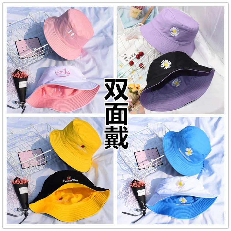 Japanese soft girl cute net red fisherman's hat sunshade hat man