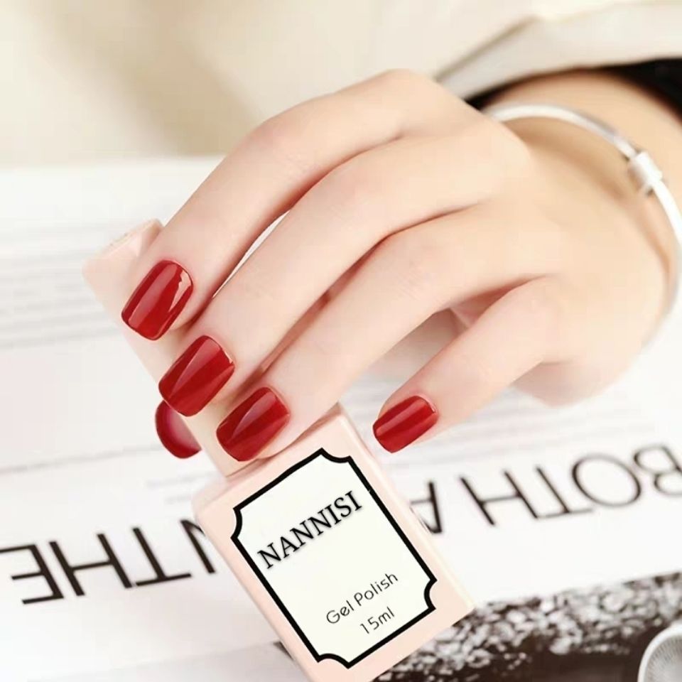 2021 new net red fashion color new color nail shop special naked color white nail oil glue explosion flash cat's eye set
