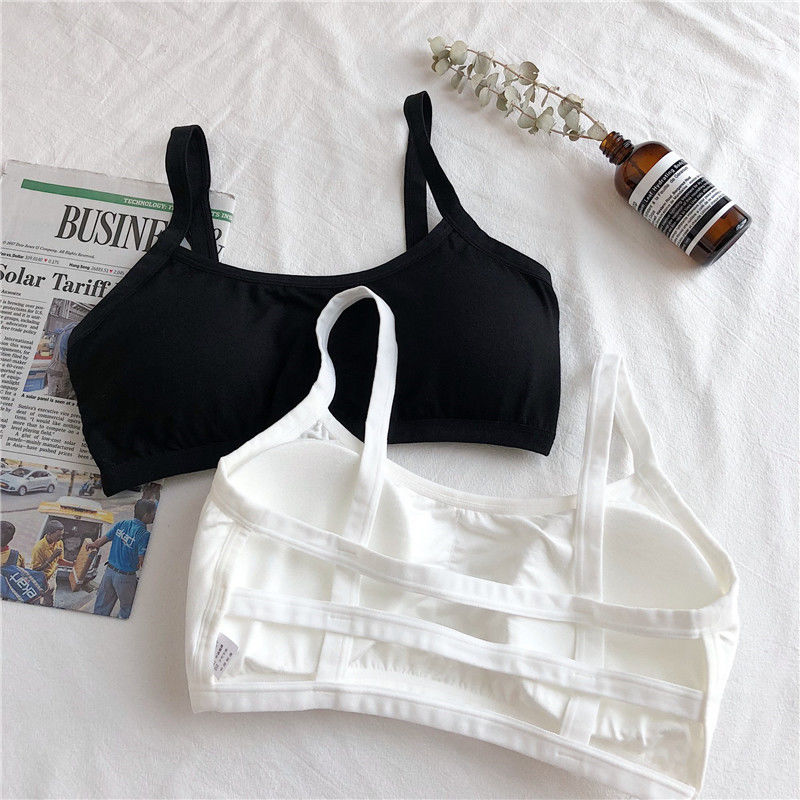 Autumn and winter student underwear Korean version women's spring and summer sexy bottoming suspender vest beauty back wrapped chest bra bra underwear