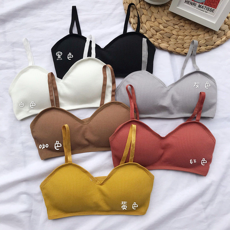 New Korean version of high school suspender vest underwear for female students