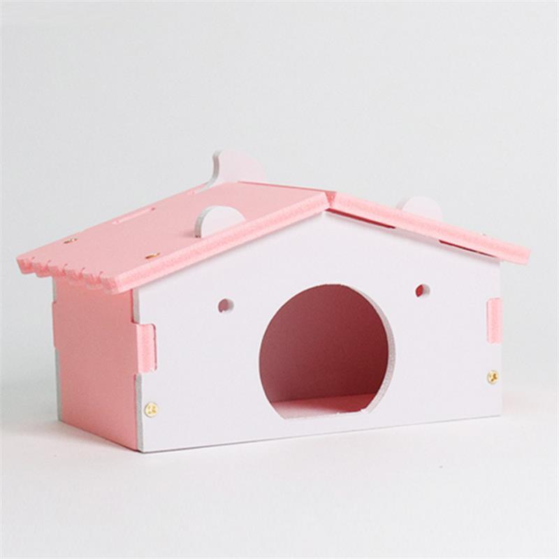 Golden Bear big nest hamster nest small house wooden house guinea pig hamster toy small pet supplies hamster sleep nest