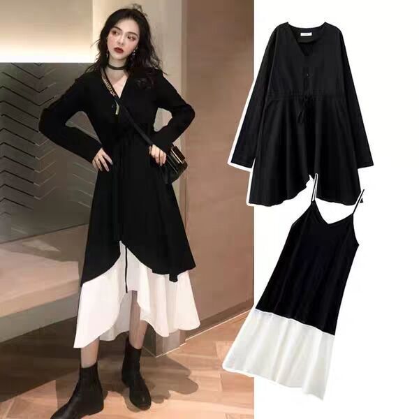 One piece / suit 2020 large women's new style fat mm smart spring and autumn dress