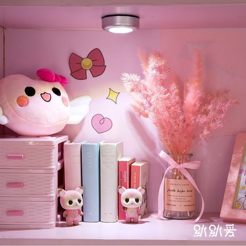 Household bedside Nightlight dormitory lamp essential bedroom bed wardrobe touch energy saving lamp