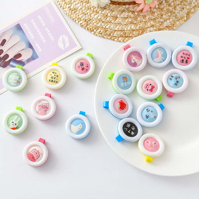 Summer mosquito repellent buckle baby child carry on mosquito button essential oil adult pregnant woman mosquito repellent Bracelet outdoor mosquito repellent 1312