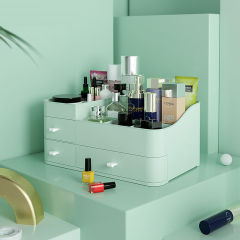 Cosmetic storage box large dresser desktop drawer head ornament storage box plastic sorting storage box
