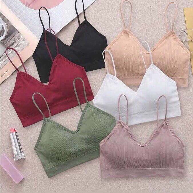 1 / 2-piece beautiful back underwear for female students Korean suspender vest for women's bra with bra wrap without steel ring