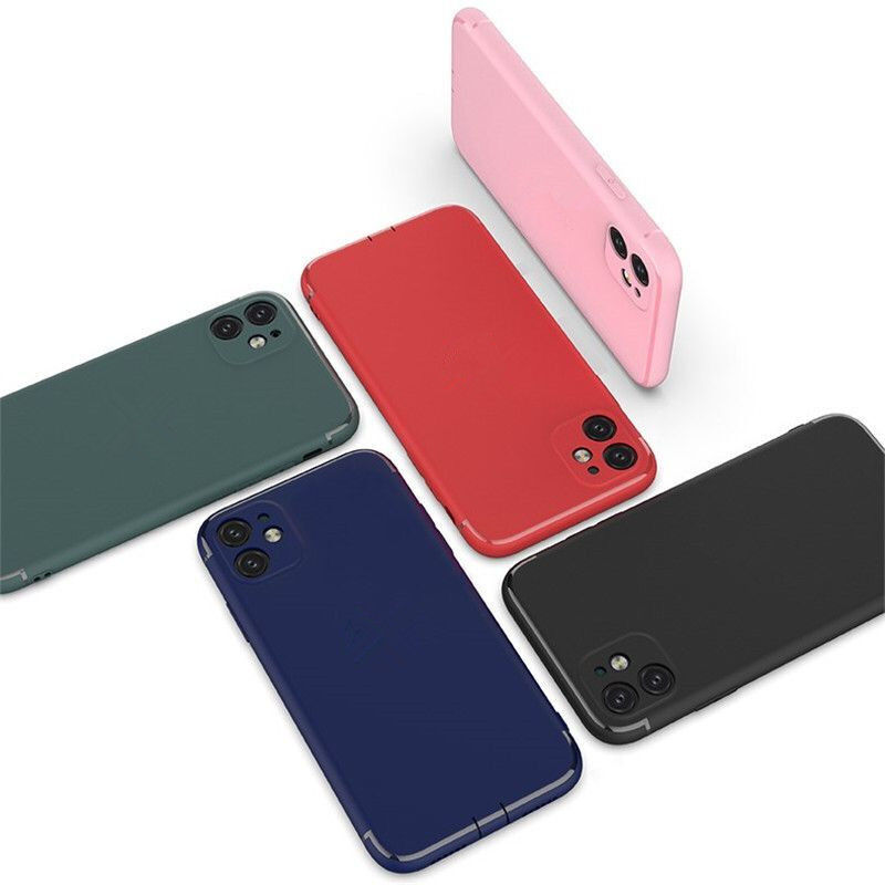 IPhone 11 case apple 11pro Max ultra thin case 11pro all inclusive anti drop 11 frosted with dust plug